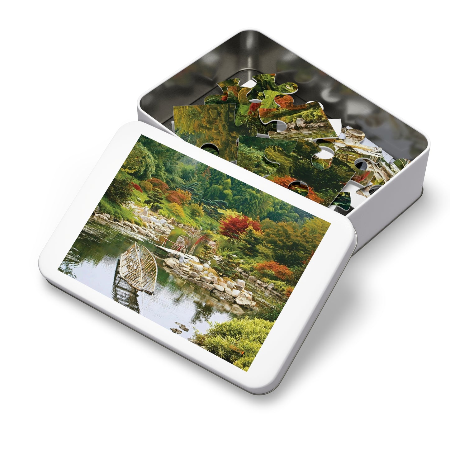 Jigsaw Puzzle: Original Photo of La Bambouseraie, Cévennes, France (2012), Vibrant Glossy Puzzle, Nature Lover's Gift, 30 to 500 Pieces