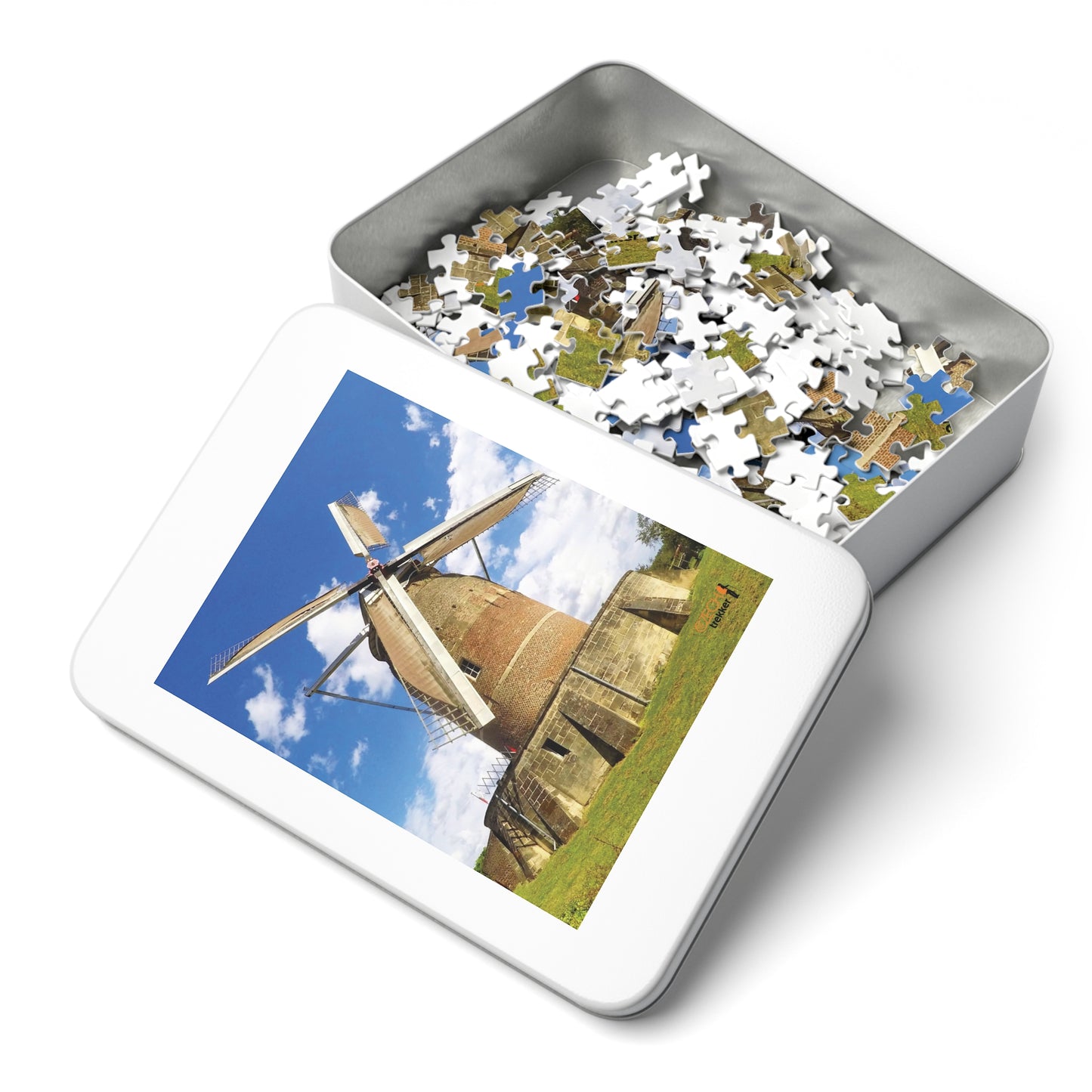 Jigsaw Puzzle & Tin: Original Photo, Gronsveld, the Netherlands (2016), Vibrant Glossy Puzzle, Nature Lover's Gift, 30 to 500 Pcs