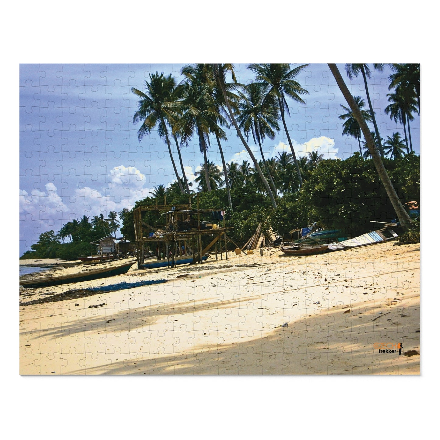 Jigsaw Puzzle & Tin: Original Photo, Pulau Maiga, Sabah, Malaysia (2013), Vibrant Glossy Puzzle, Nature Lover's Gift, 30 to 500 Pcs