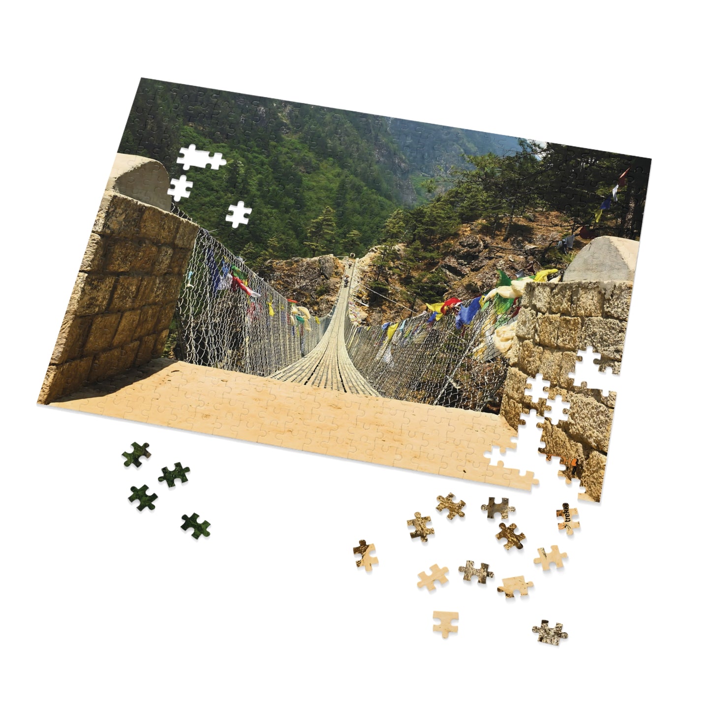 Jigsaw Puzzle & Tin: Original Photo, Solu Khumbu, Nepal (2014), Vibrant Glossy Puzzle, Nature Lover's Gift, 30 to 500 Pcs