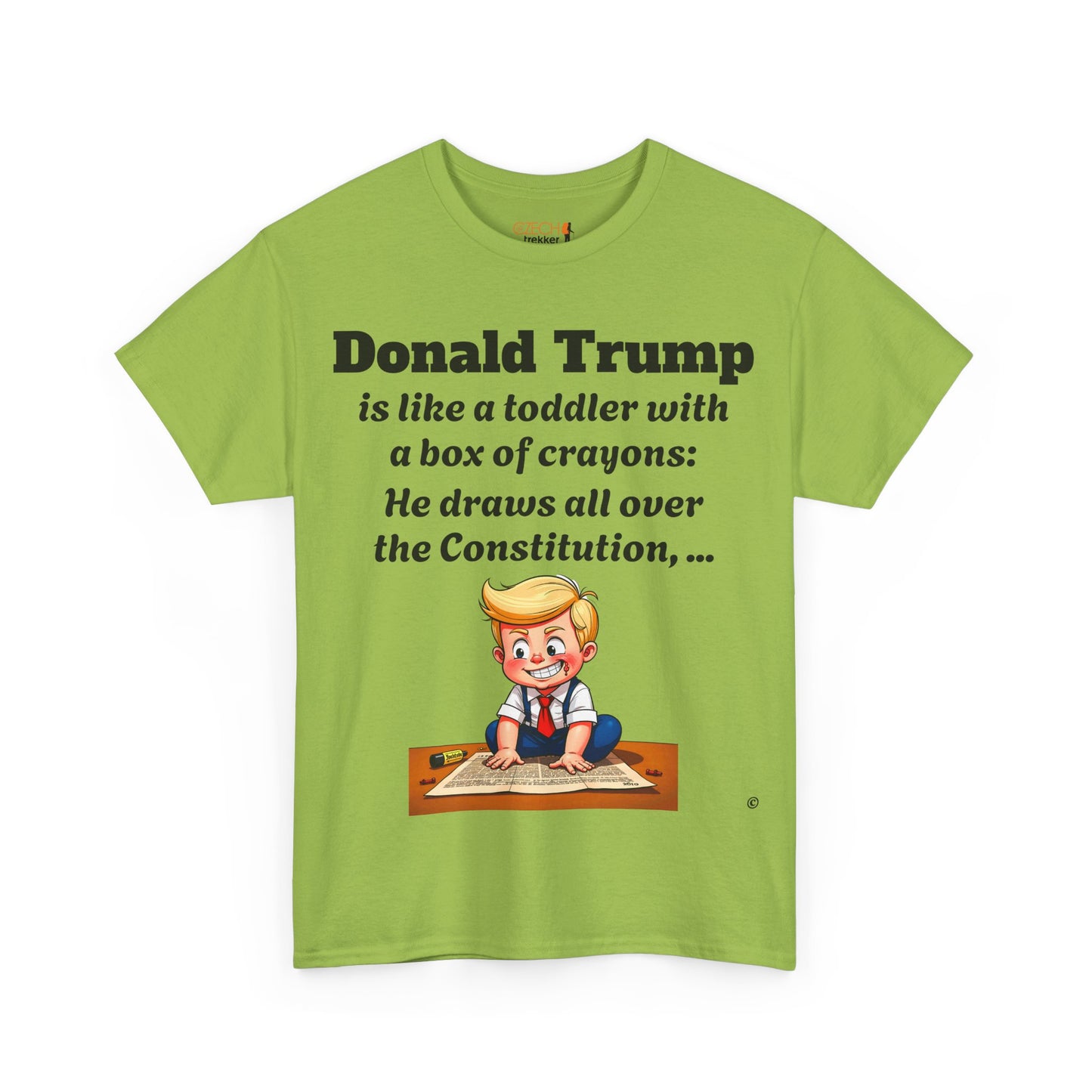 Trump Satire T-Shirt | Political Humor Tee with Meme Design | Unisex Heavy Cotton Funny Gift