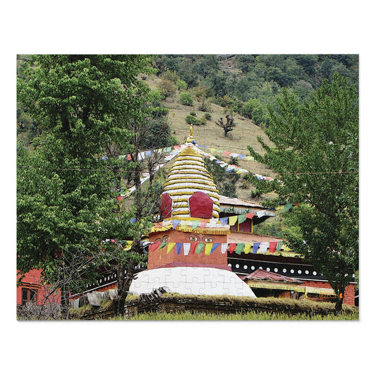 Jigsaw Puzzle & Tin: Original Photo, Solu Khumbu, Nepal (2015), Vibrant Glossy Puzzle, Nature Lover's Gift, 30 to 500 Pcs