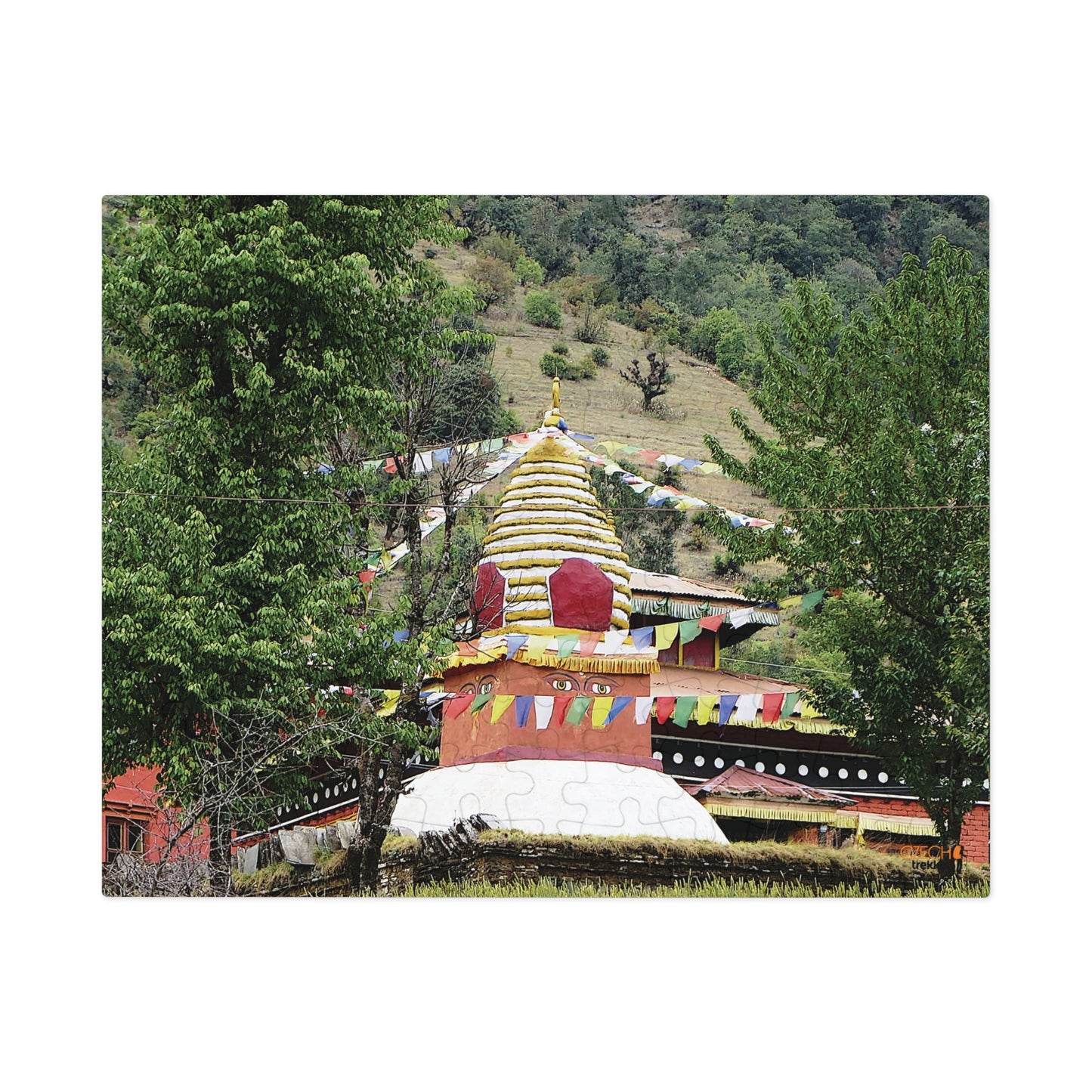 Jigsaw Puzzle & Tin: Original Photo, Solu Khumbu, Nepal (2015), Vibrant Glossy Puzzle, Nature Lover's Gift, 30 to 500 Pcs