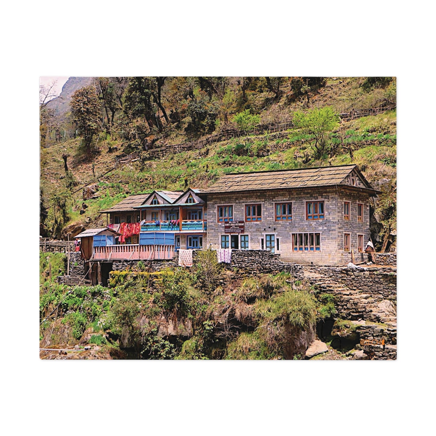 Jigsaw Puzzle & Tin: Original Photo, Solu Khumbu, Nepal (2015), Vibrant Glossy Puzzle, Nature Lover's Gift, 30 to 500 Pcs