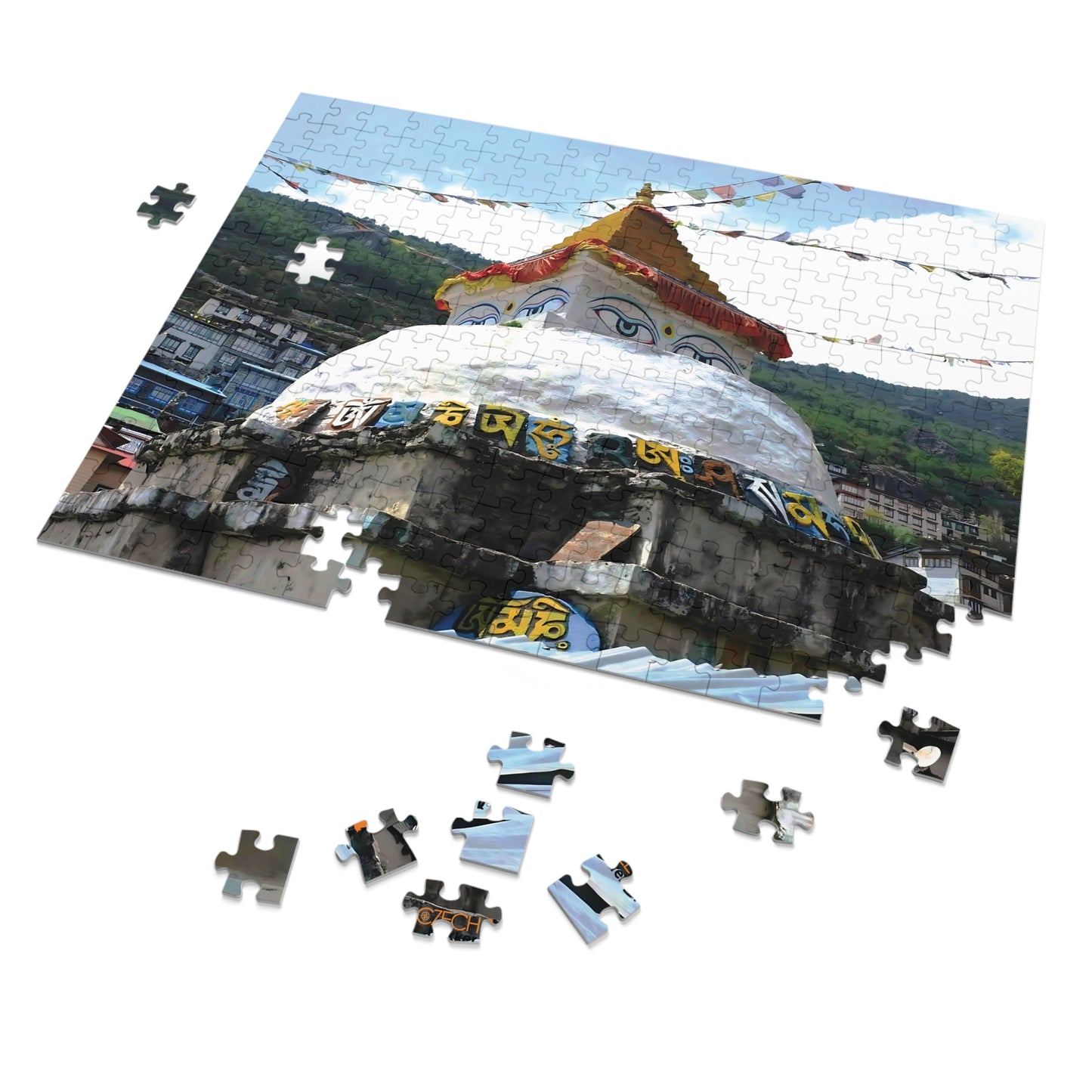 Jigsaw Puzzle & Tin: Original Photo, Solu Khumbu, Nepal (2015), Vibrant Glossy Puzzle, Nature Lover's Gift, 30 to 500 Pcs