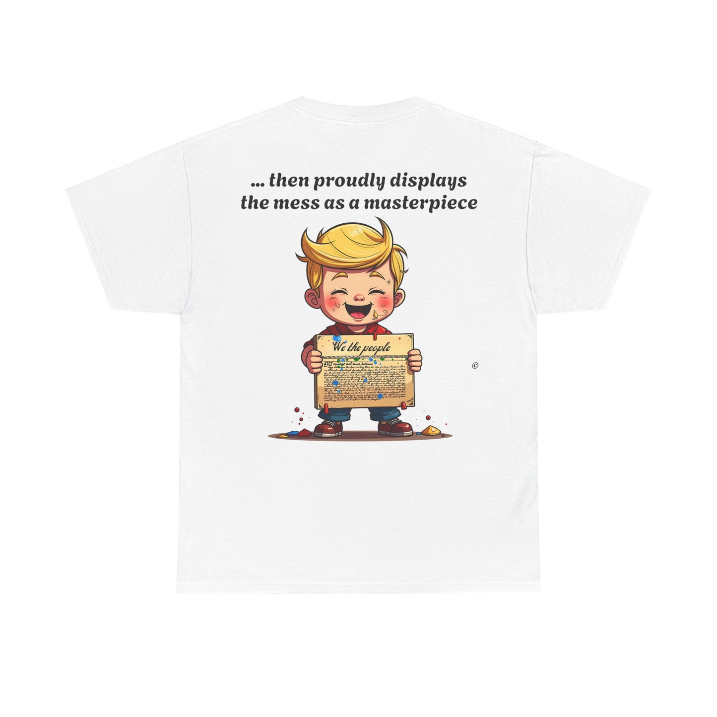 Trump Satire T-Shirt | Political Humor Tee with Meme Design | Unisex Heavy Cotton Funny Gift