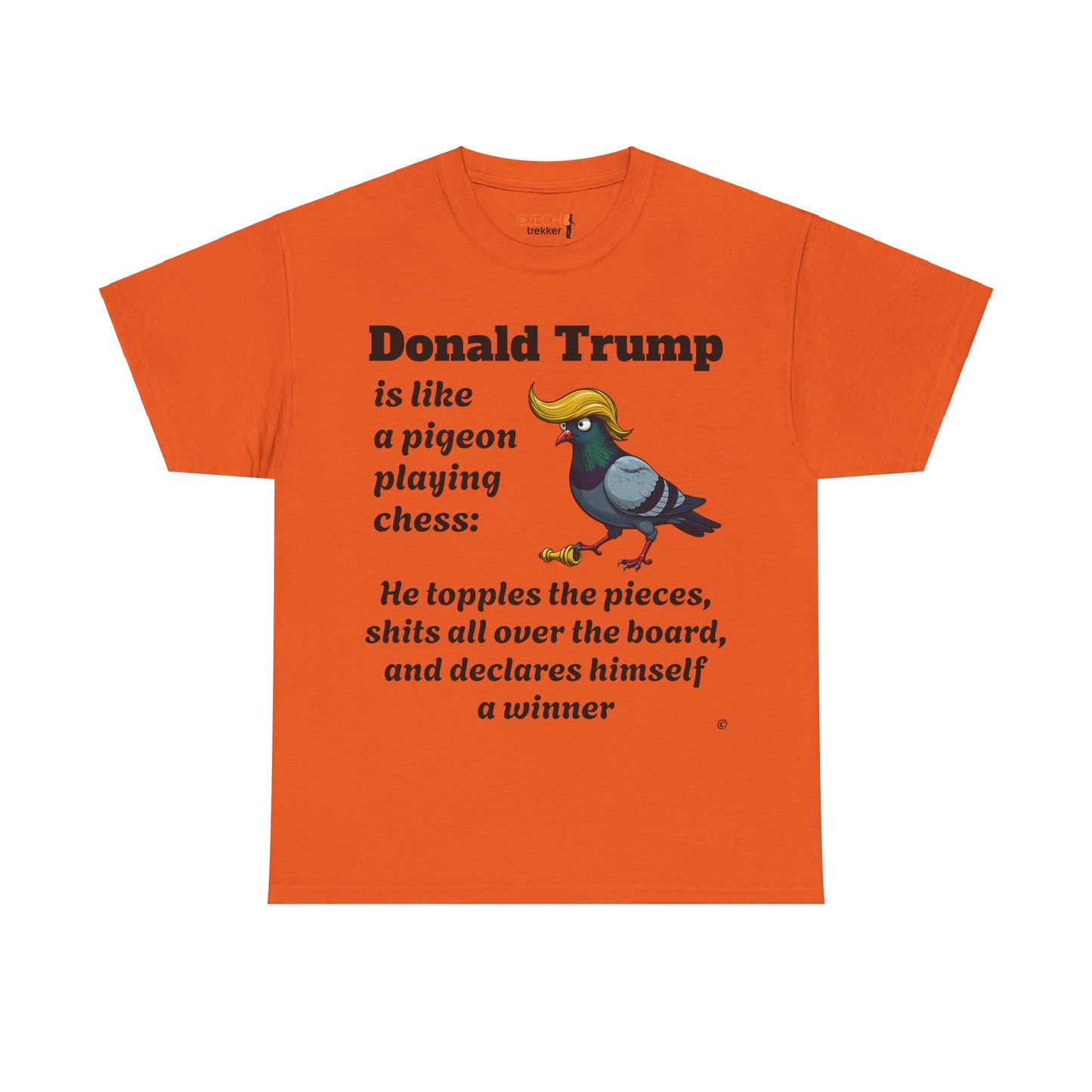Trump Satire T-Shirt | Political Humor Tee with Meme Design | Unisex Heavy Cotton Funny Gift