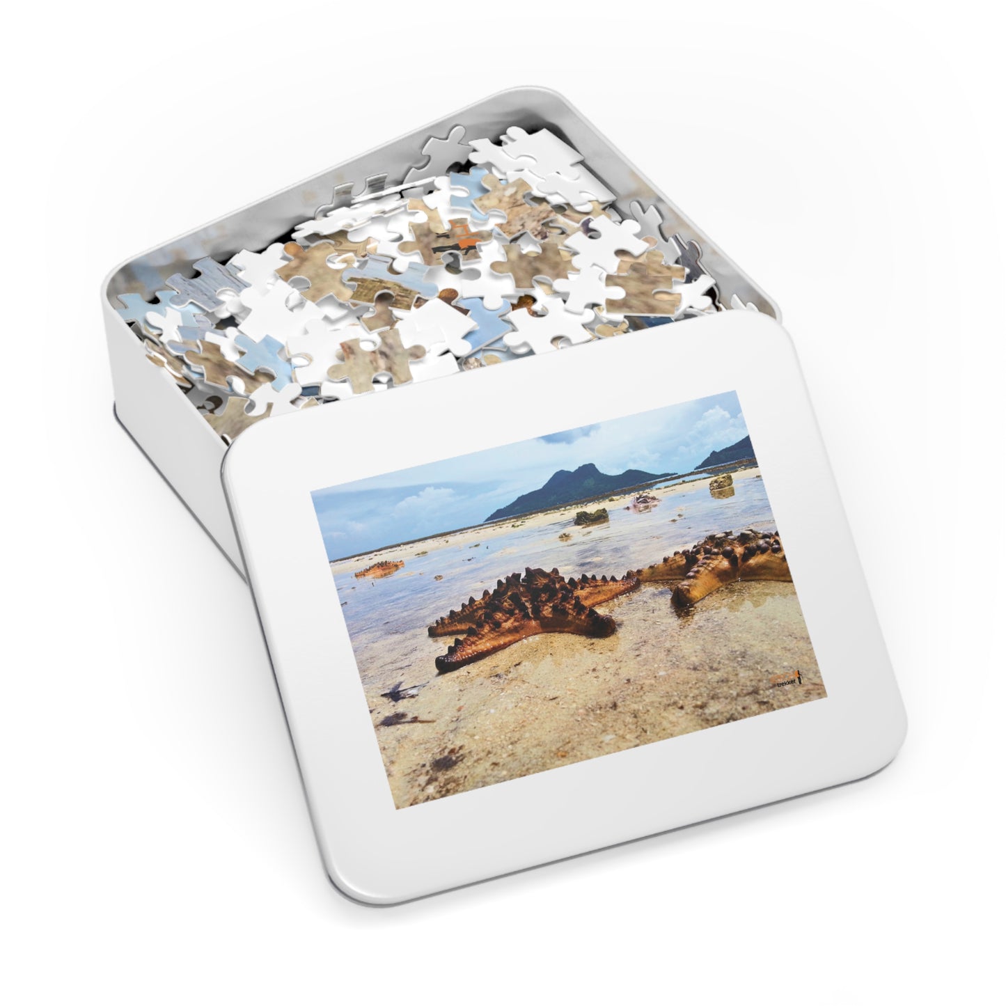 Jigsaw Puzzle & Tin: Original Photo, Pulau Maiga, Sabah, Malaysia (2013), Vibrant Glossy Puzzle, Nature Lover's Gift, 30 to 500 Pcs