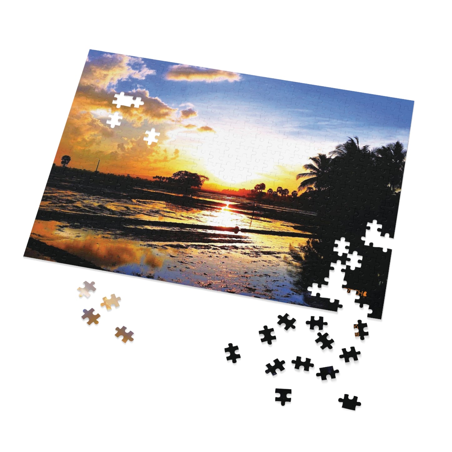 Jigsaw Puzzle & Tin: Original Photo, Trincomalee, Sri Lanka (2015), Vibrant Glossy Puzzle, Nature Lover's Gift, 30 to 500 Pcs