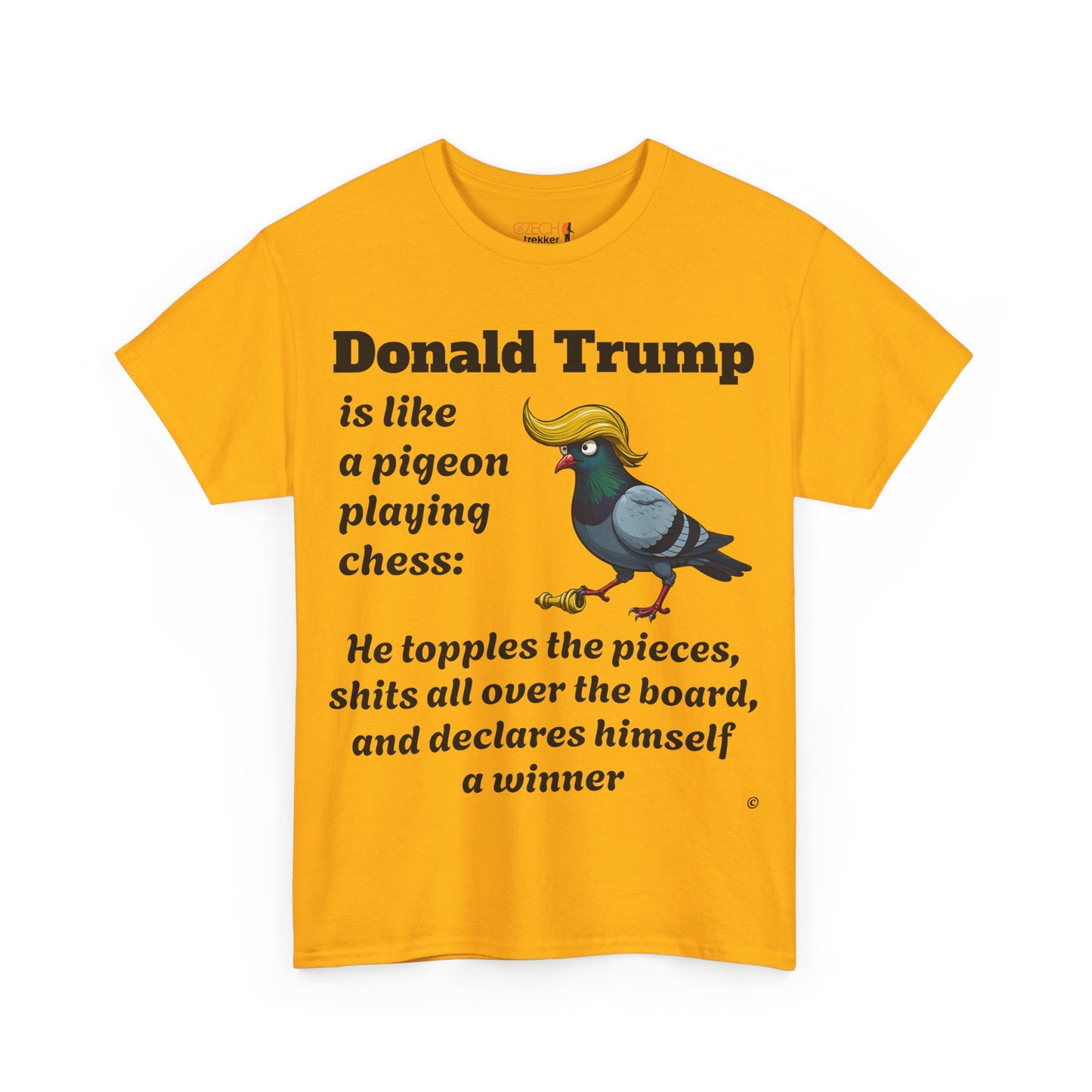Trump Satire T-Shirt | Political Humor Tee with Meme Design | Unisex Heavy Cotton Funny Gift