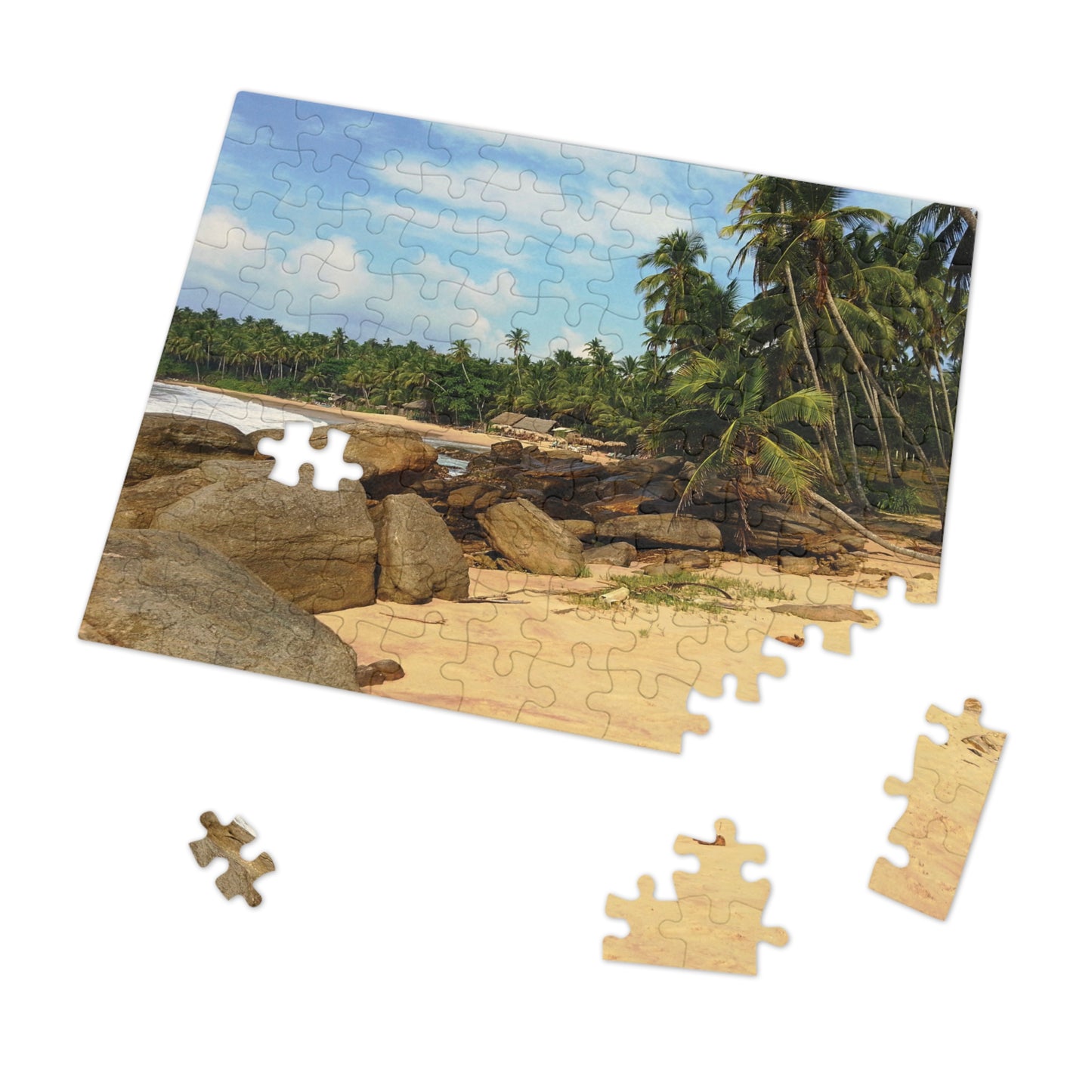 Jigsaw Puzzle: Original Photo, Tangalle, Sri Lanka (2013), Vibrant Glossy Puzzle, Nature Lover's Gift, 30 to 500 Pieces