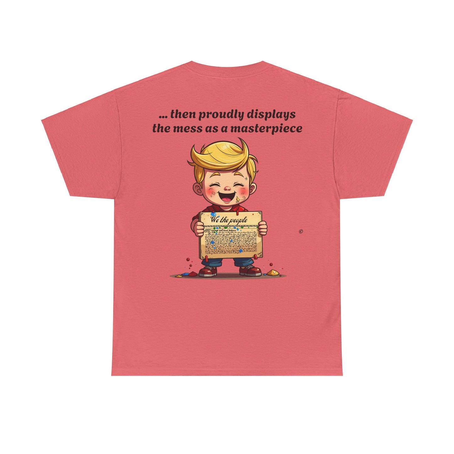 Trump Satire T-Shirt | Political Humor Tee with Meme Design | Unisex Heavy Cotton Funny Gift