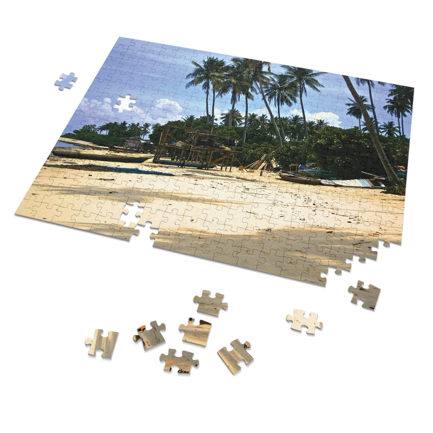 Jigsaw Puzzle & Tin: Original Photo, Pulau Maiga, Sabah, Malaysia (2013), Vibrant Glossy Puzzle, Nature Lover's Gift, 30 to 500 Pcs