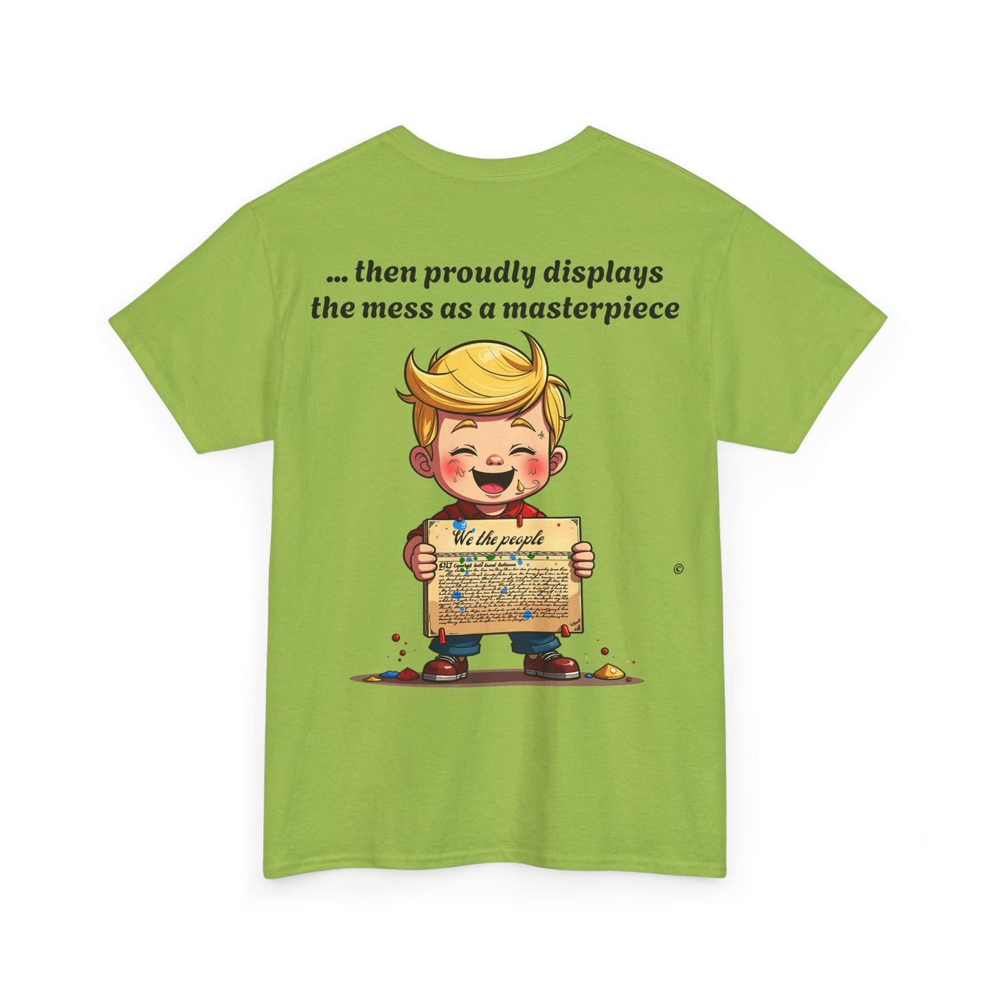 Trump Satire T-Shirt | Political Humor Tee with Meme Design | Unisex Heavy Cotton Funny Gift