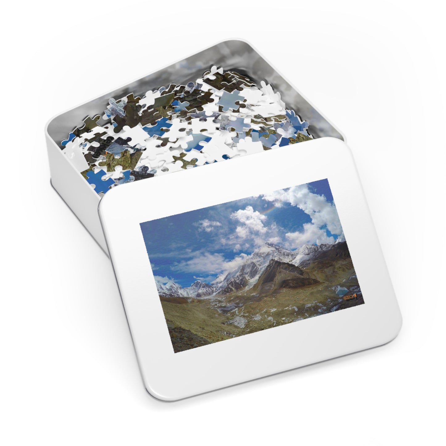 Jigsaw Puzzle & Tin: Original Photo, Nuptse, Nepal (2017), Vibrant Glossy Puzzle, Nature Lover's Gift, 30 to 1,000 Pcs