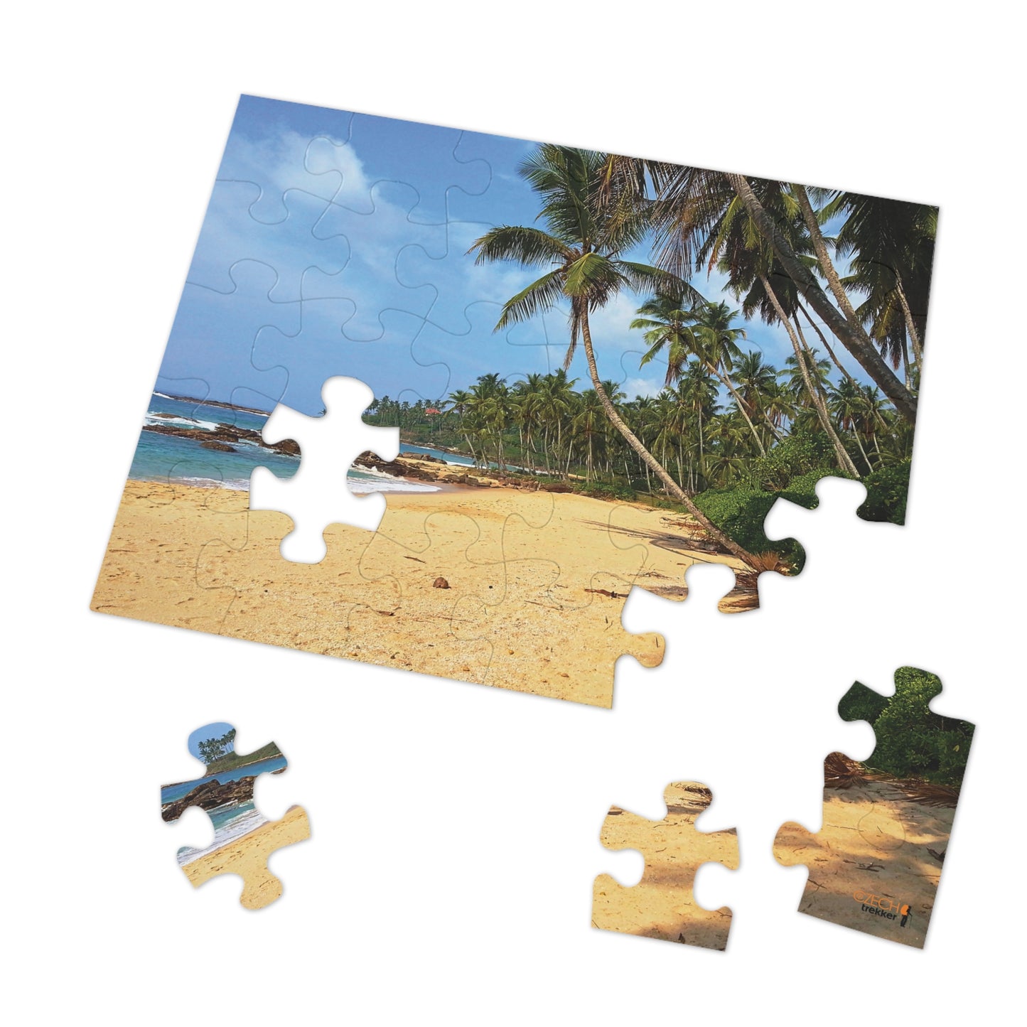 Jigsaw Puzzle: Original Photo, Tangalle, Sri Lanka (2013), Vibrant Glossy Puzzle, Nature Lover's Gift, 30 to 500 Pieces