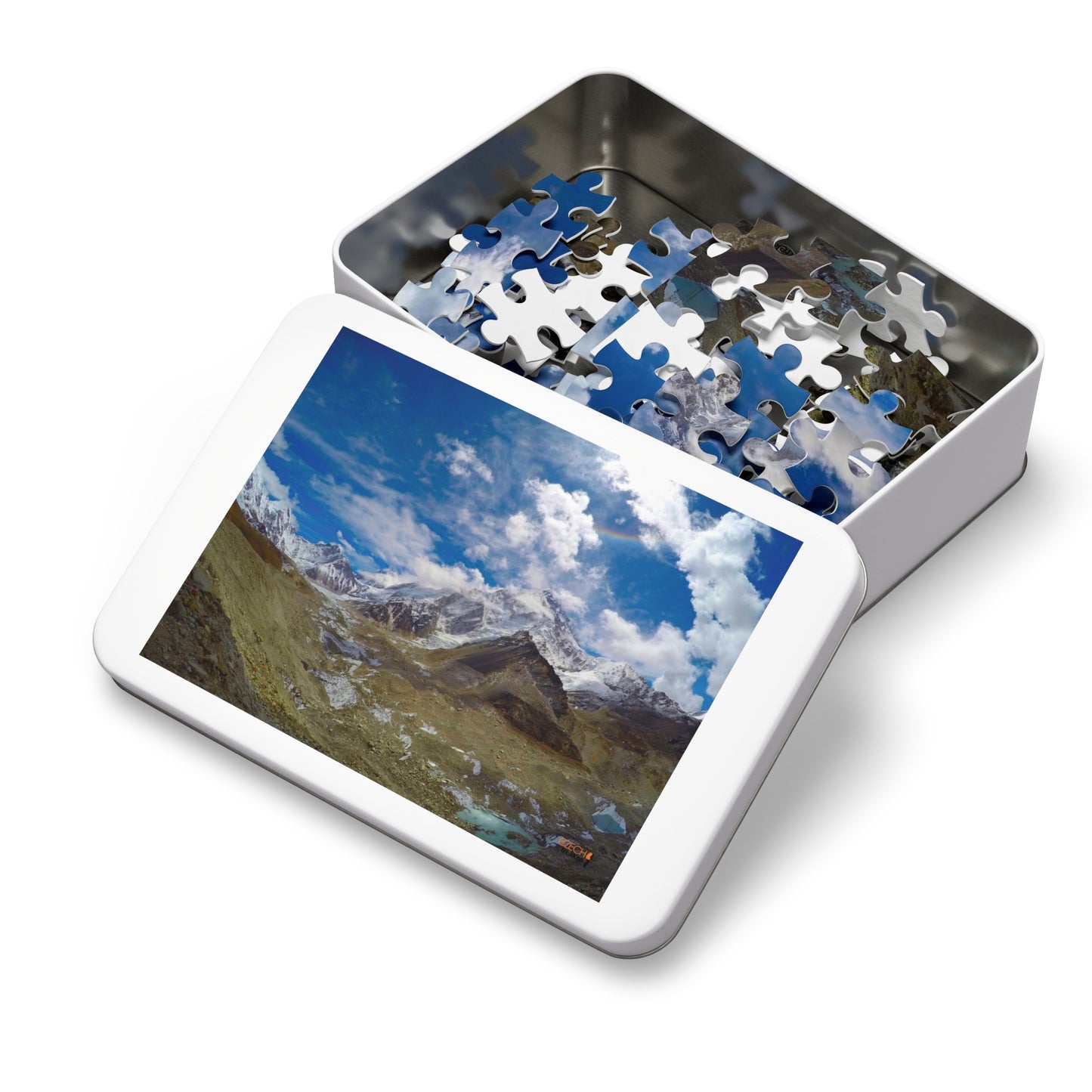 Jigsaw Puzzle & Tin: Original Photo, Nuptse, Nepal (2017), Vibrant Glossy Puzzle, Nature Lover's Gift, 30 to 1,000 Pcs