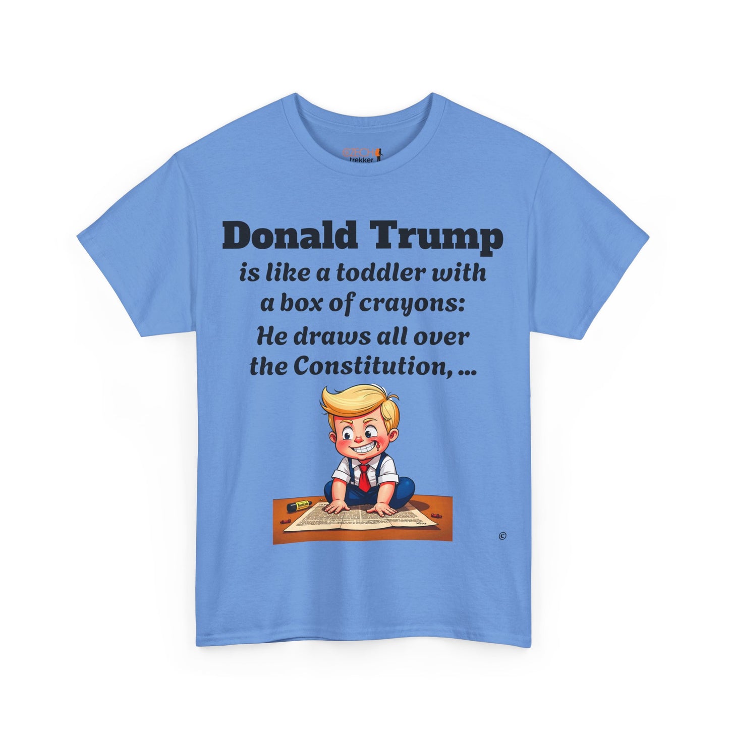 Trump Satire T-Shirt | Political Humor Tee with Meme Design | Unisex Heavy Cotton Funny Gift