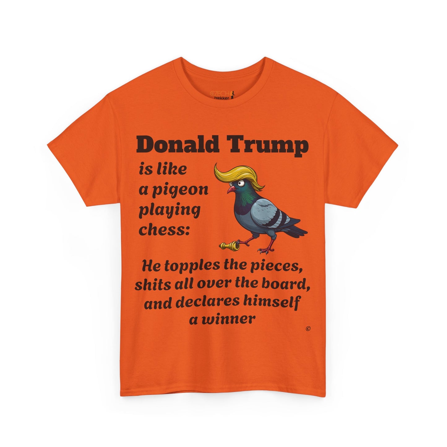 Trump Satire T-Shirt | Political Humor Tee with Meme Design | Unisex Heavy Cotton Funny Gift