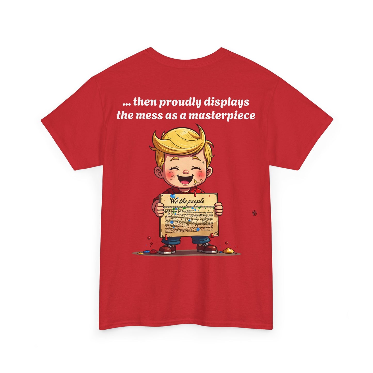 Trump Satire T-Shirt | Political Humor Tee with Meme Design | Unisex Heavy Cotton Funny Gift