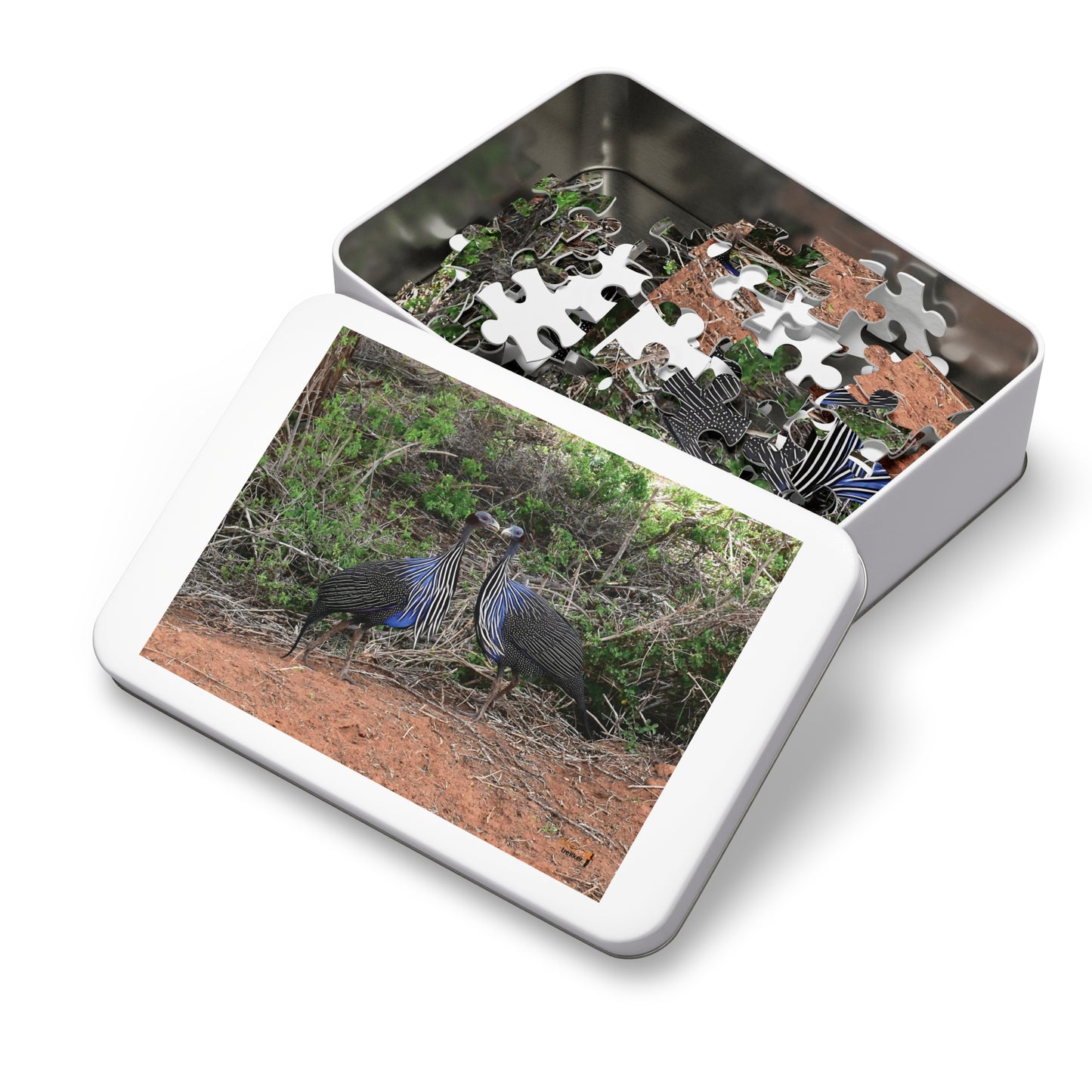 Jigsaw Puzzle & Tin: Original Photo, Tsavo East, Kenya (2023), Vibrant Glossy Puzzle, Nature Lover's Gift, 30 to 1,000 Pcs