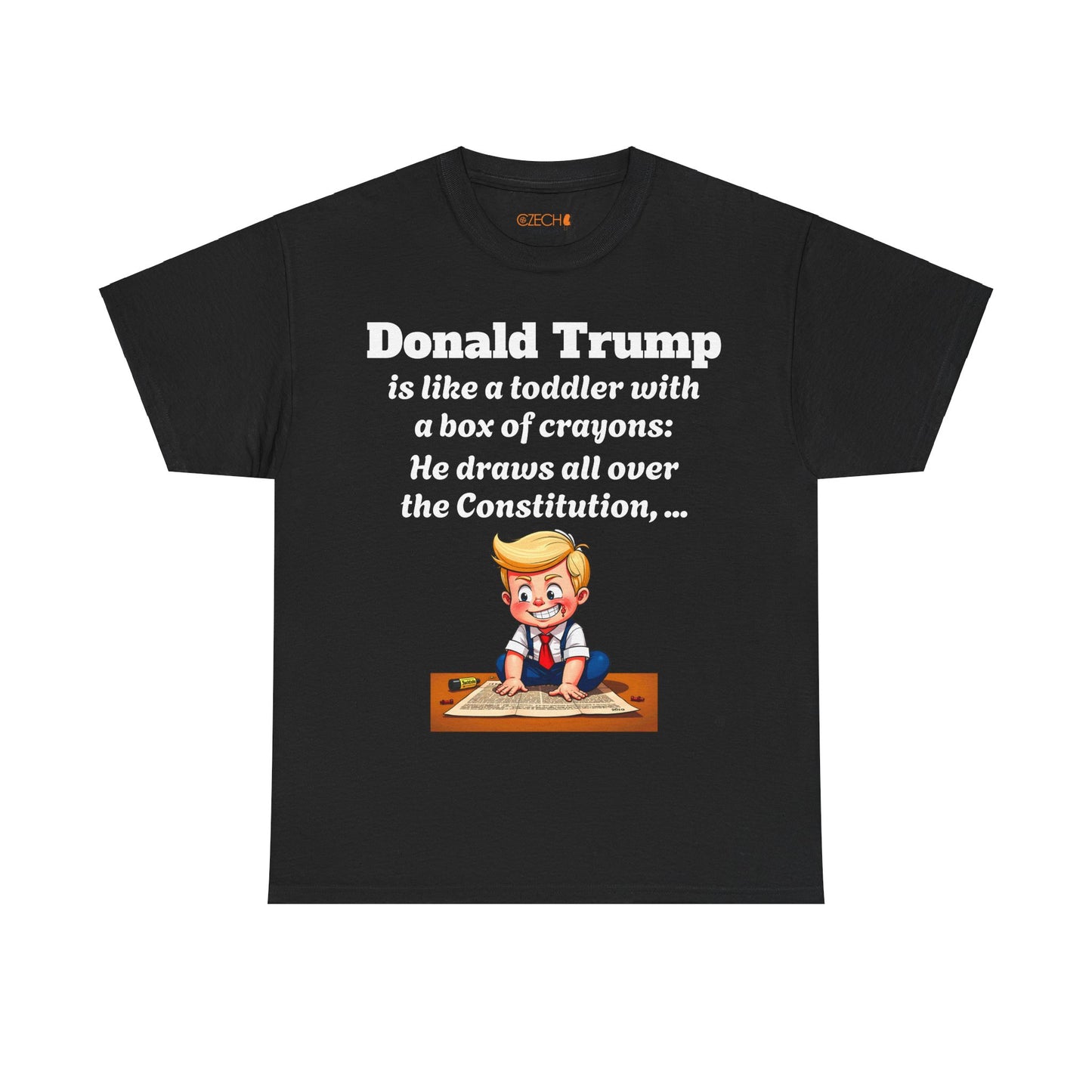 Trump Satire T-Shirt | Political Humor Tee with Meme Design | Unisex Heavy Cotton Funny Gift