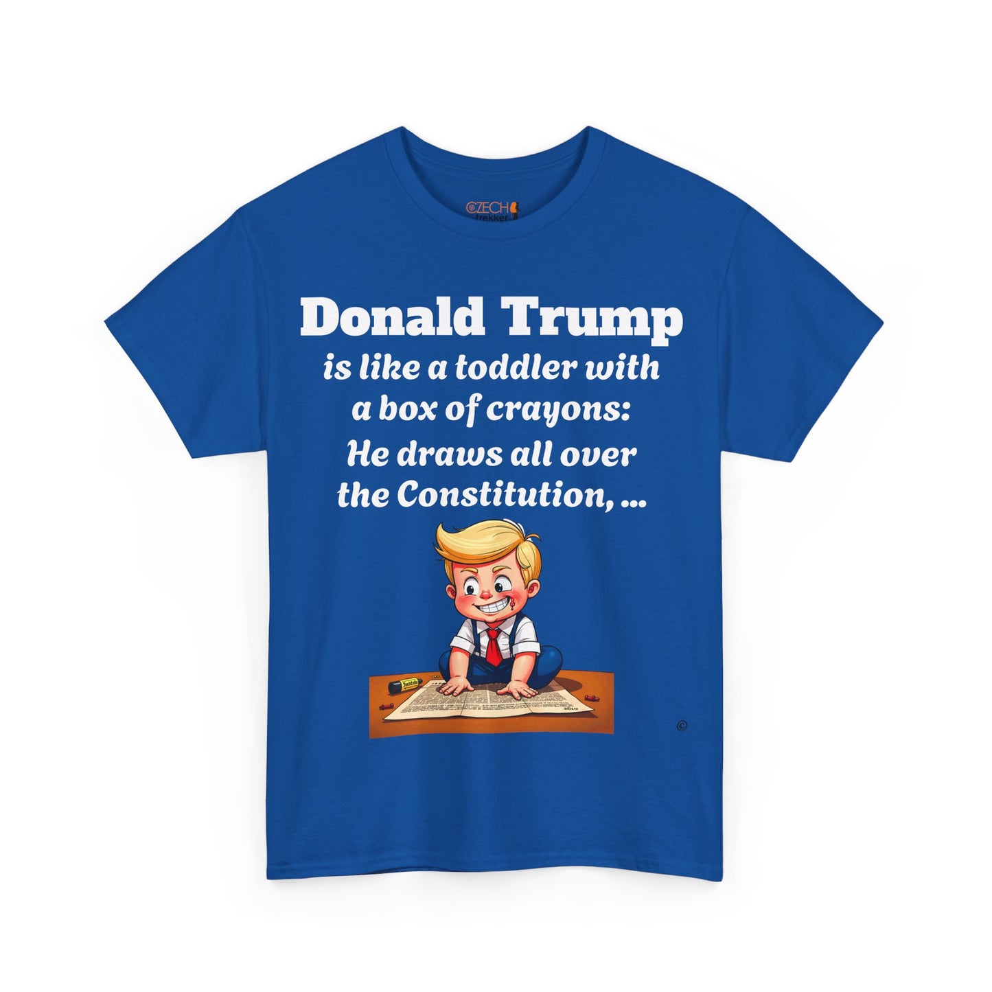 Trump Satire T-Shirt | Political Humor Tee with Meme Design | Unisex Heavy Cotton Funny Gift