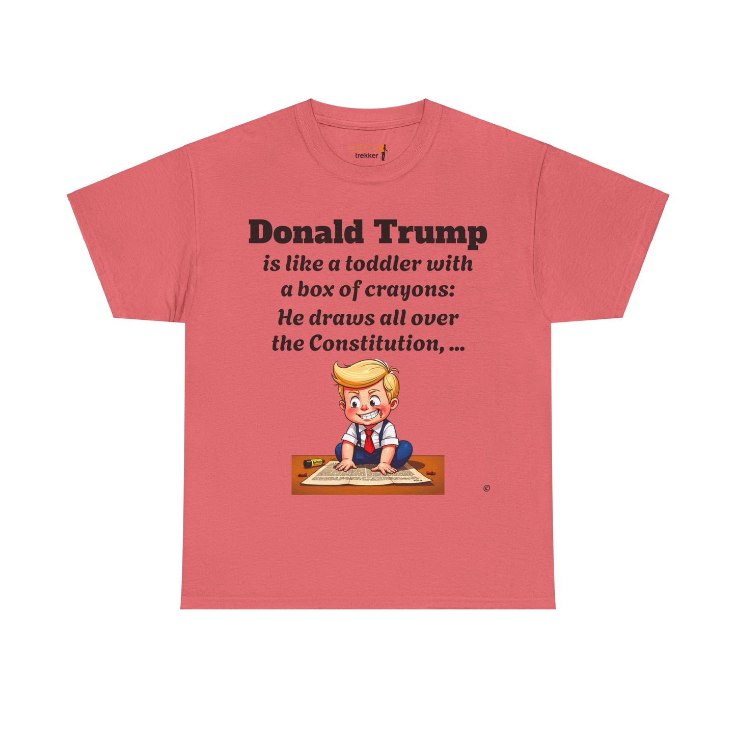 Trump Satire T-Shirt | Political Humor Tee with Meme Design | Unisex Heavy Cotton Funny Gift
