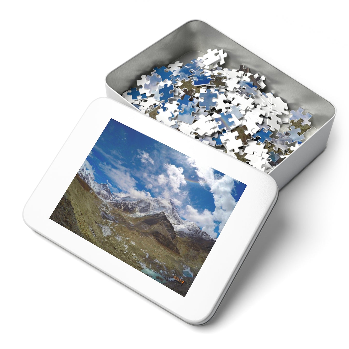 Jigsaw Puzzle & Tin: Original Photo, Nuptse, Nepal (2017), Vibrant Glossy Puzzle, Nature Lover's Gift, 30 to 1,000 Pcs