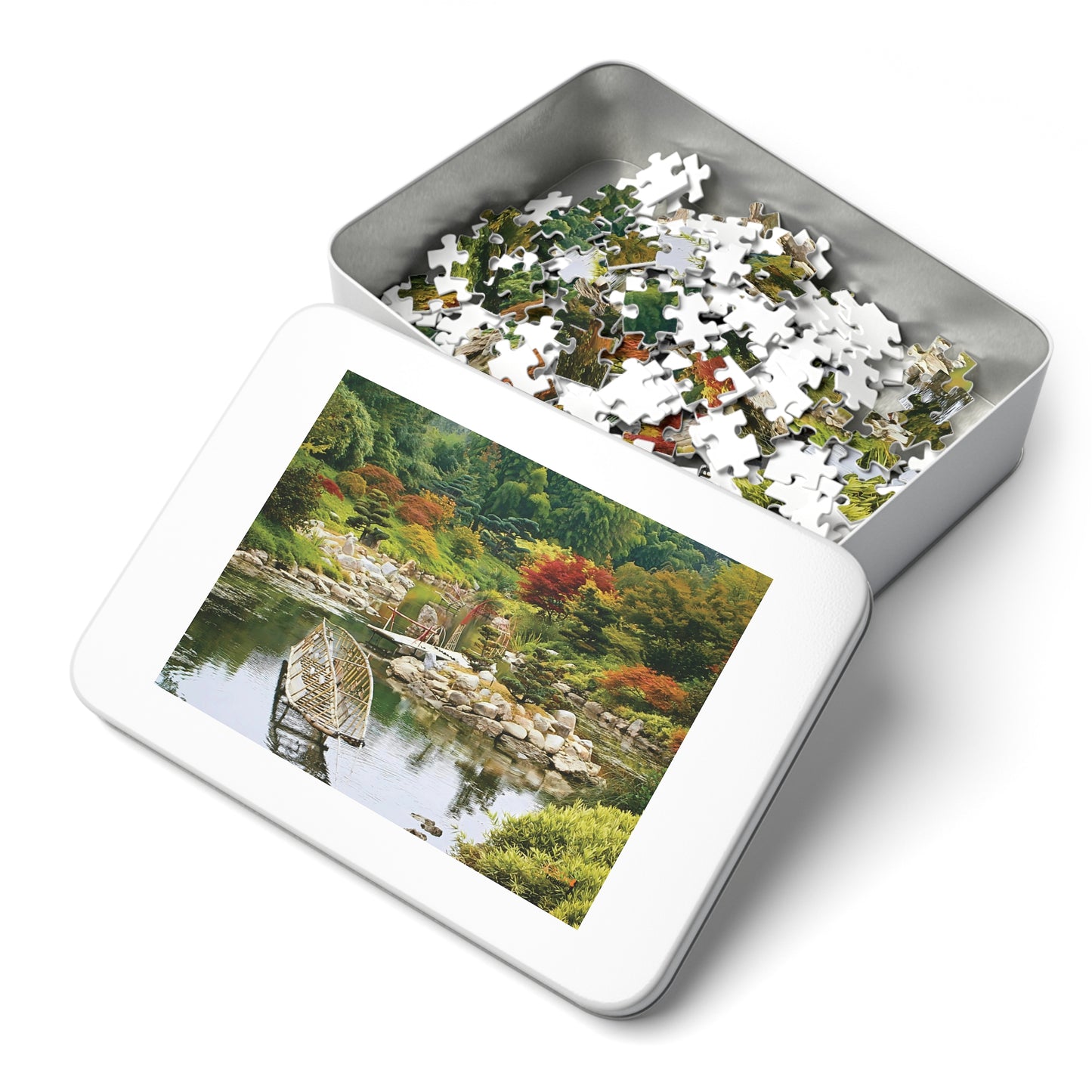 Jigsaw Puzzle: Original Photo of La Bambouseraie, Cévennes, France (2012), Vibrant Glossy Puzzle, Nature Lover's Gift, 30 to 500 Pieces