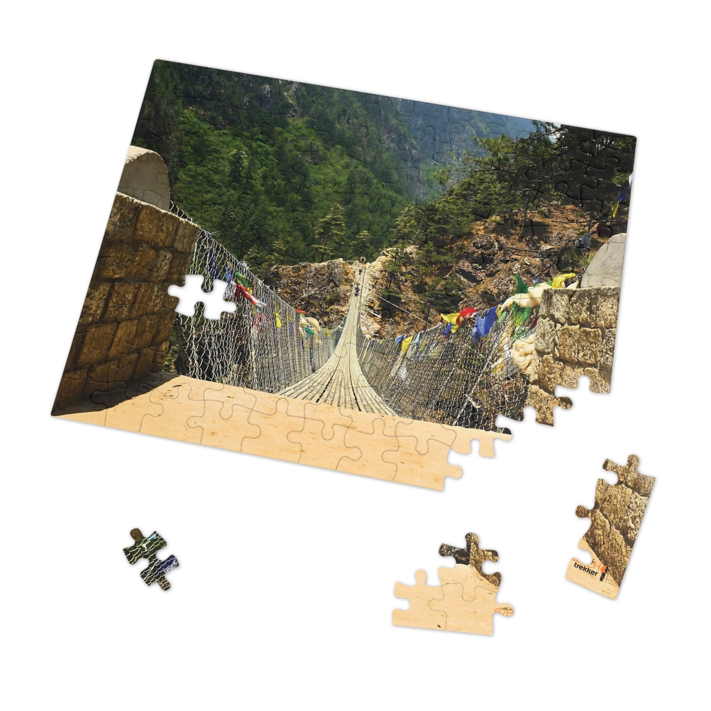 Jigsaw Puzzle & Tin: Original Photo, Solu Khumbu, Nepal (2014), Vibrant Glossy Puzzle, Nature Lover's Gift, 30 to 500 Pcs