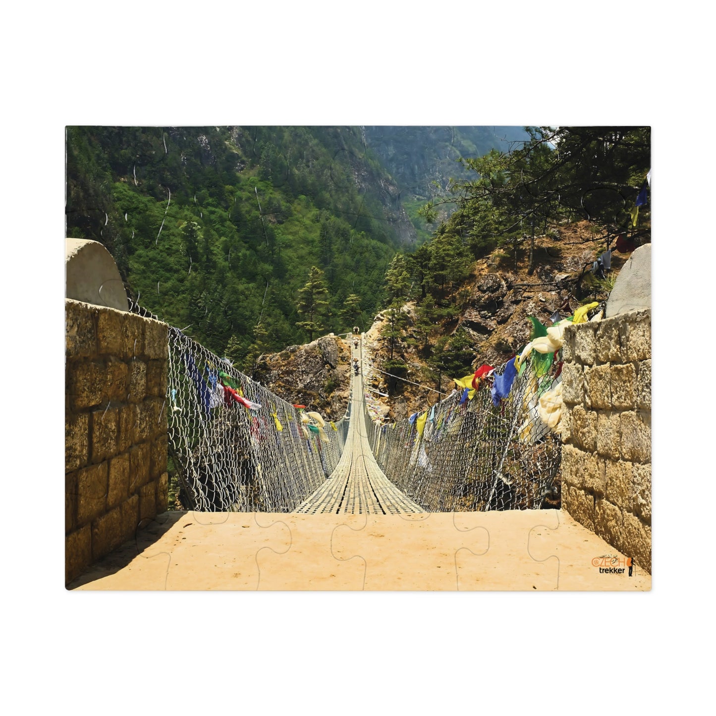 Jigsaw Puzzle & Tin: Original Photo, Solu Khumbu, Nepal (2014), Vibrant Glossy Puzzle, Nature Lover's Gift, 30 to 500 Pcs