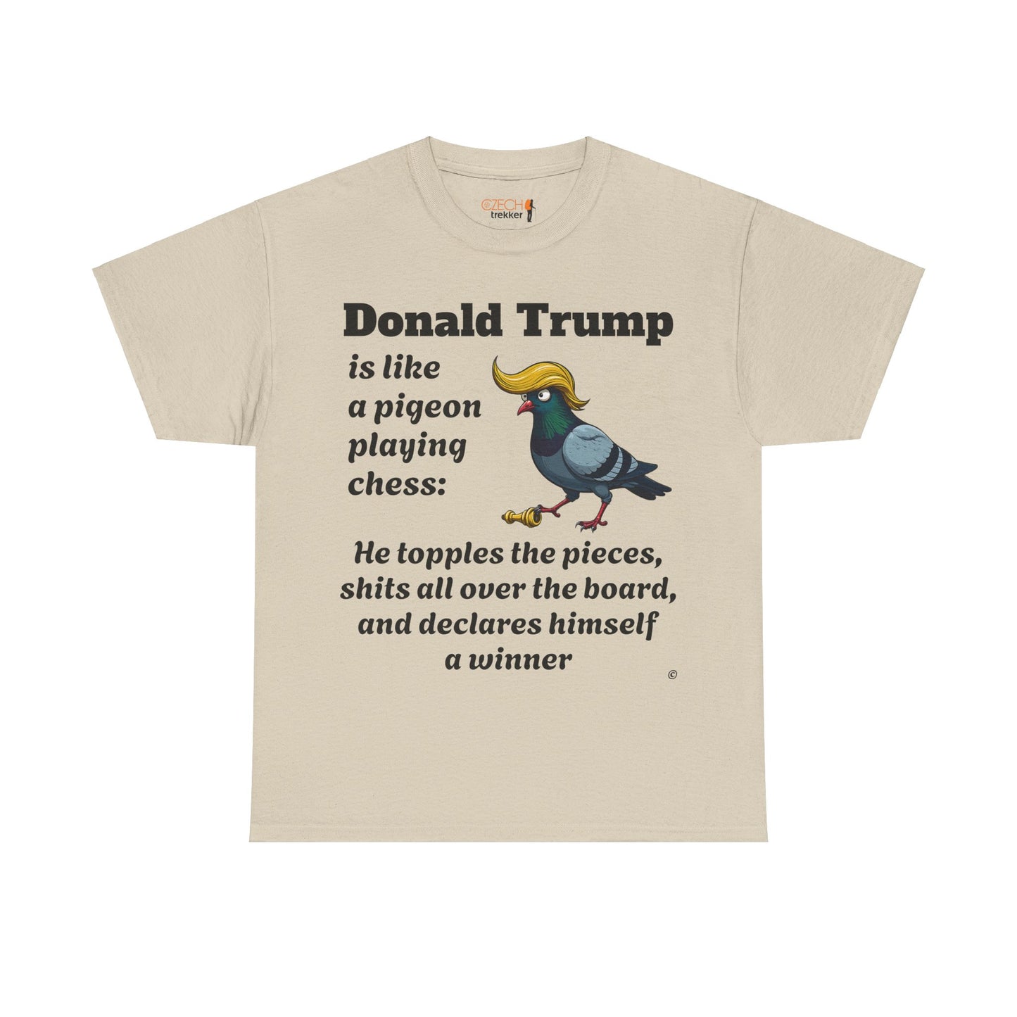 Trump Satire T-Shirt | Political Humor Tee with Meme Design | Unisex Heavy Cotton Funny Gift