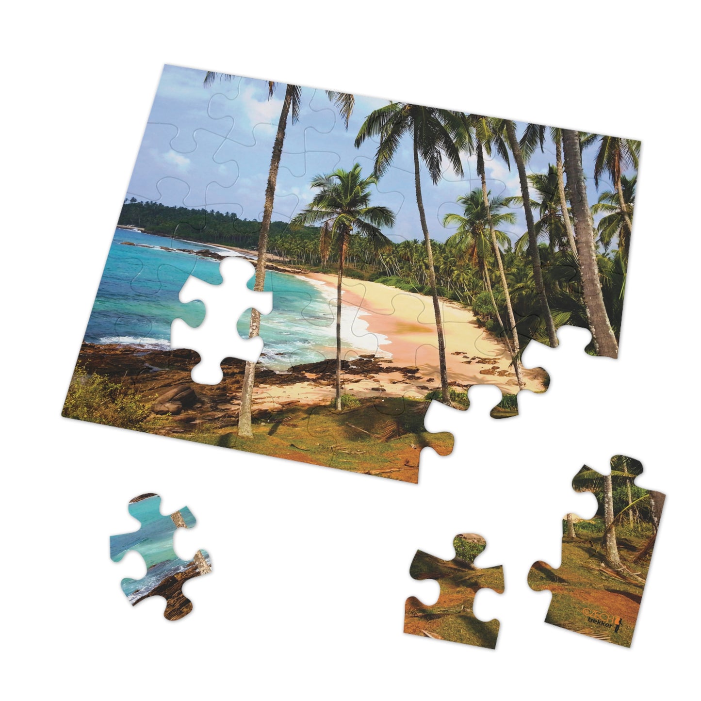 Jigsaw Puzzle: Original Photo, Tangalle, Sri Lanka (2013), Vibrant Glossy Puzzle, Nature Lover's Gift, 30 to 500 Pieces