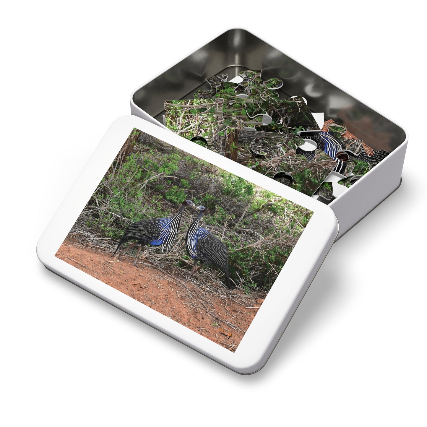 Jigsaw Puzzle & Tin: Original Photo, Tsavo East, Kenya (2023), Vibrant Glossy Puzzle, Nature Lover's Gift, 30 to 1,000 Pcs