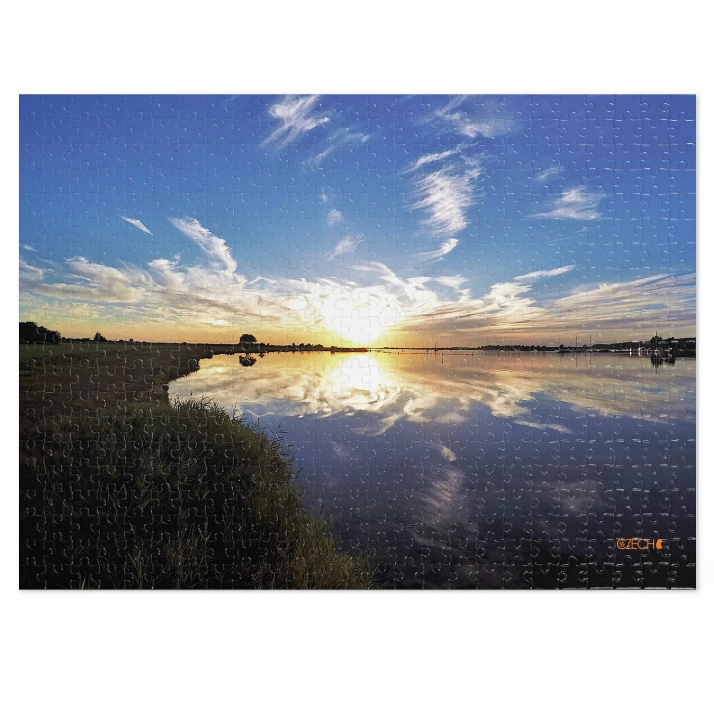 Jigsaw Puzzle: Original Photo, Zeeland, the Netherlands (2017), Vibrant Glossy Puzzle, Nature Lover's Gift, 30 to 500 Pieces