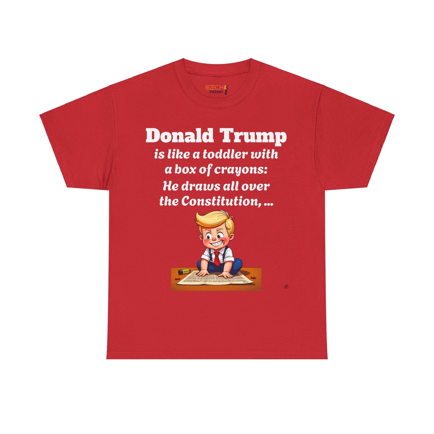 Trump Satire T-Shirt | Political Humor Tee with Meme Design | Unisex Heavy Cotton Funny Gift