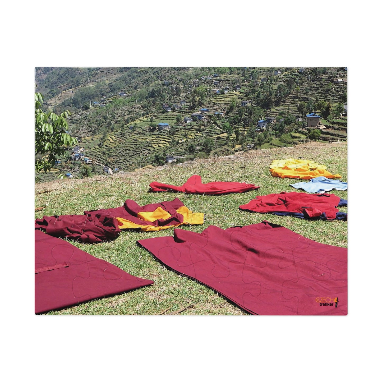 Jigsaw Puzzle & Tin: Original Photo, Solu Khumbu, Nepal (2015), Vibrant Glossy Puzzle, Nature Lover's Gift, 30 to 500 Pcs